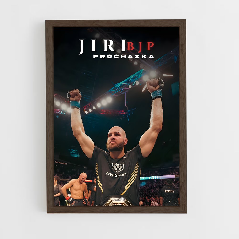 Poster Jiri's Octagon Glory – affiche MMA (vue 5)